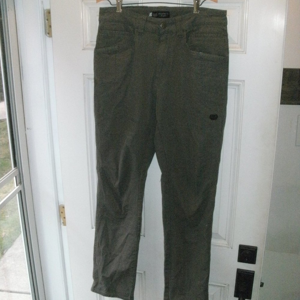 TD Braddock Stretch Tactical Pants 97% Cotton 3% Spandex Army Green size 32/34